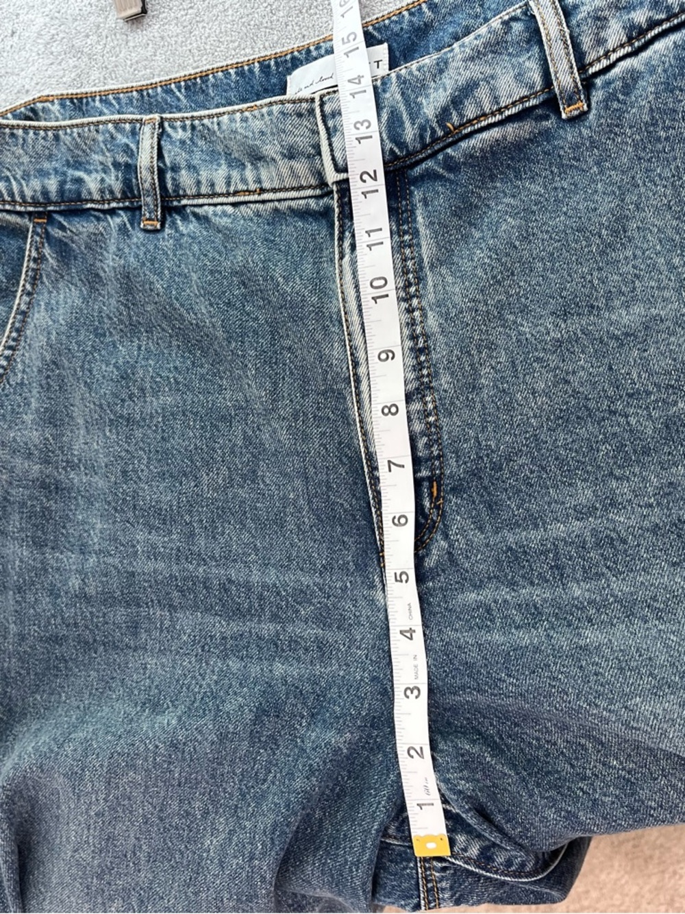 LOFT NWOT High Rise Trouser Jeans in Authentic Vintage Wash size 14/32 - Picture 6 of 9